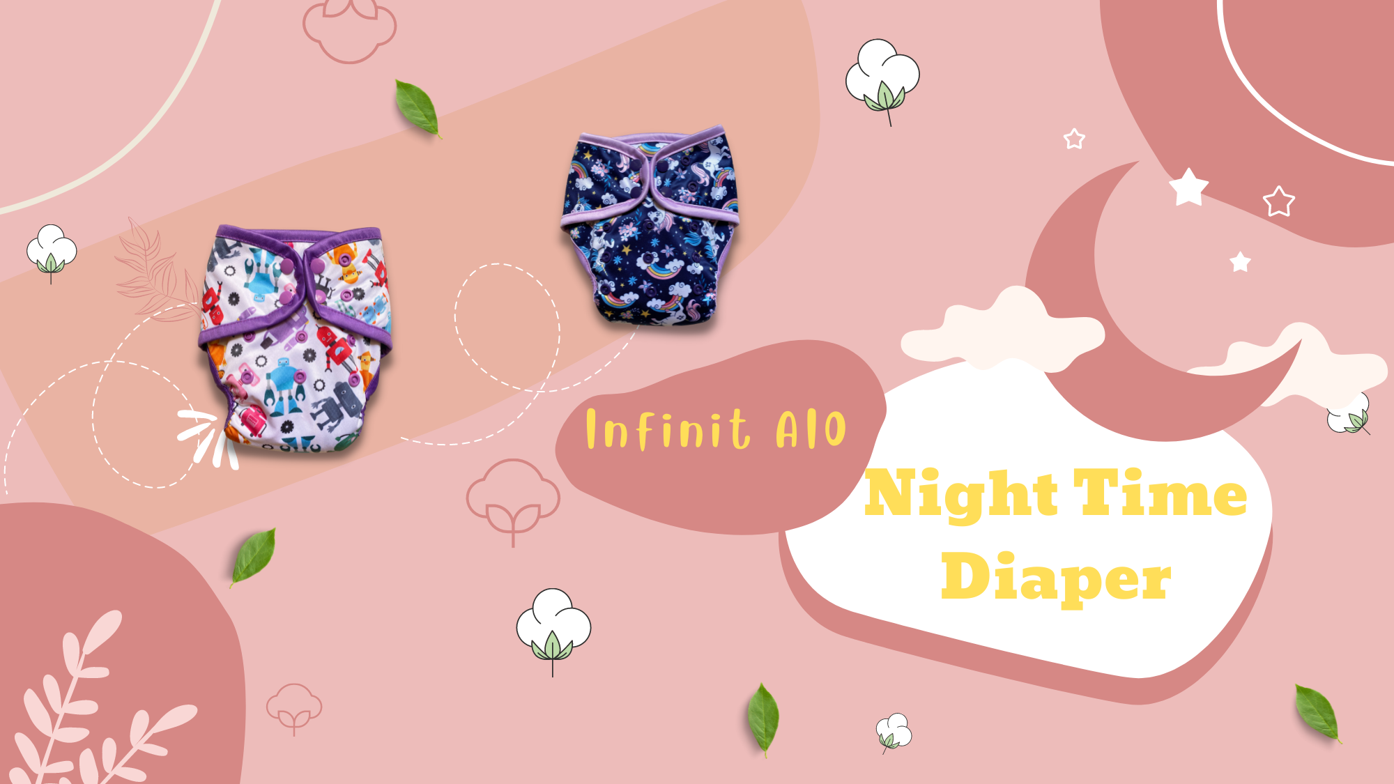 Night Time Diapers (5Kg+) www.smartbums.in