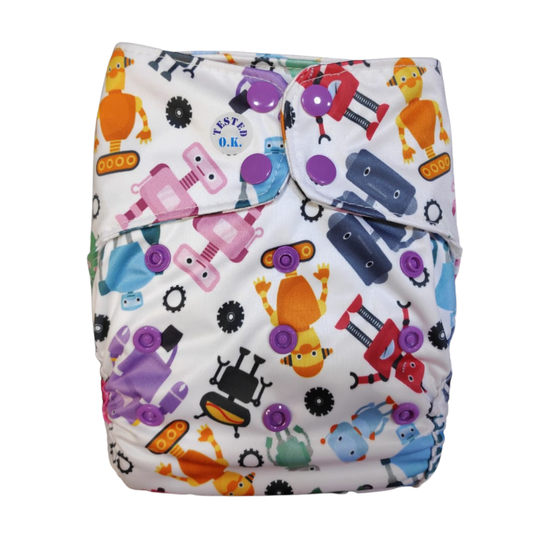 Diaper Cover -Robby (with Organic Cotton insert)