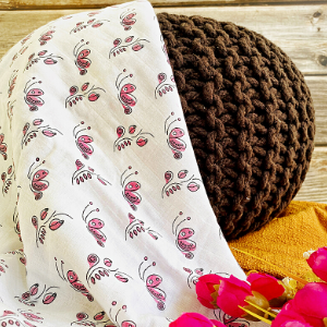 Organic cotton muslin Swaddle (120*120 cm)